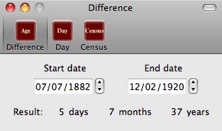 Calendar Calc difference